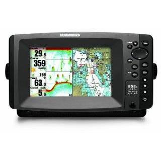   858c Combo 7 Inch Waterproof Marine GPS and Chartplotter with Sounder
