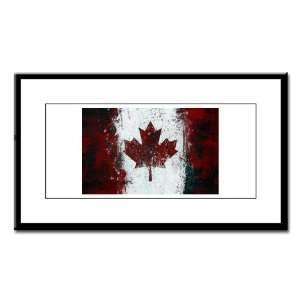   Small Framed Print Canadian Canada Flag Painting HD 