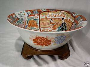 Large Imari Bowl Circa 1850 1860  