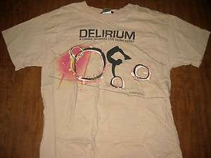 DELIRIUM T shirt XL Cirque du Soleil acrobats 06 remix  