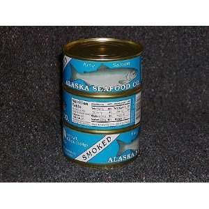 Canned Smoked Silver (Coho) Salmon Grocery & Gourmet Food