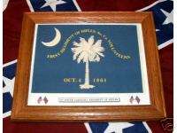 Confederate Civil War Flag1st South Carolina Rifles  