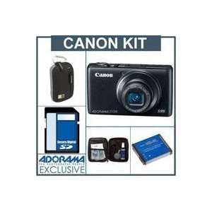  Canon PowerShot S95 Digital Camera Kit, with 4GB SD Memory 