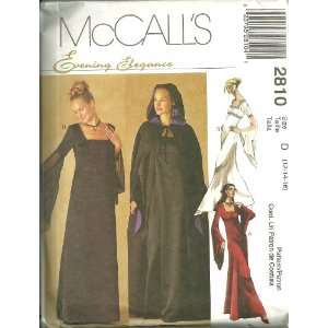   Cape McCalls Sewing Pattern 2810 (Size D 12 14 16 Arts, Crafts