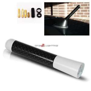  Universal Fit Screw Type Aluminum Antenna   Real Carbon 