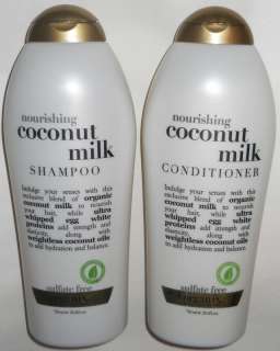 Nourishing Organix Coconut Milk Shampoo & Conditioning  