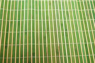 BAMBOO PLACEMATS 5 SET GREEN Asian Chinese Table Decor  