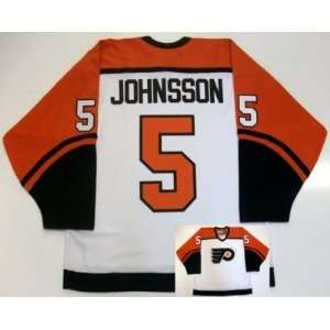   Kim Johnsson Philadelphia Flyers Vintage Ccm Jersey