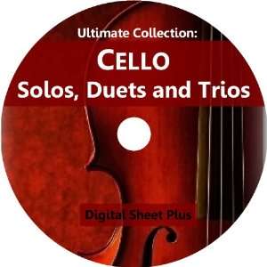 Cello Solos Duets Trios Sheet Music Ultimate Collection 