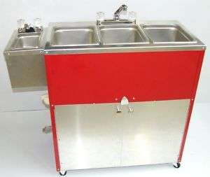 BAY CONCESSION SINK WITH HAND SINK / PICK COLOR  