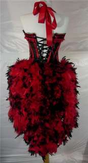 Moulin Rouge/Showgirl/Dance Burlesque Costume S M L  