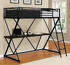 MODERN CLASSIC CHILDS KIDS LOFT TWIN BED WITH DESK SET NEW WHITE NEW
