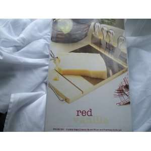  Red Vanilla 5 pc Napa Cheese Board Slicer and Stainless 