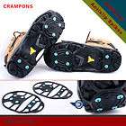 universal antislip spikes shoe crampons ice claw 6 nails returns