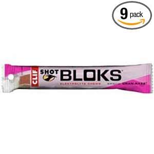 Clif Shot Bloks   Cranberry And Raspberry Flavor, 2.1000 Ounce (Pack 