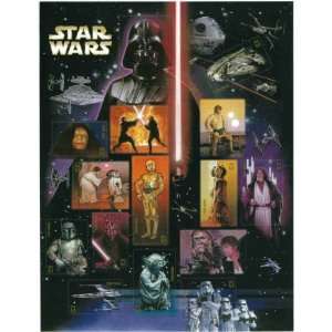    Star Wars 30th Anniversary Collectible Stamp Sheet 
