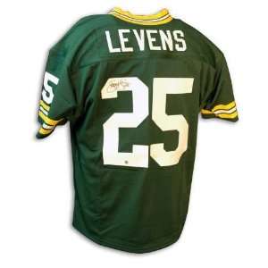    Dorsey Levens Autographed Jersey   Throwback 