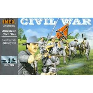  Confederate Cannon & Figures Civil War Set 1/32 Imex Toys 
