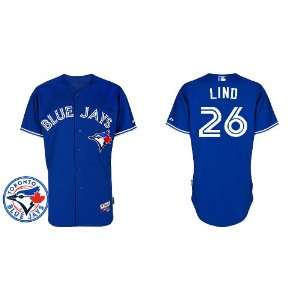  Authentic MLB Jerseys #26 Adam Lind BLUE Cool Base BASEBALL Jersey 