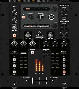 BEHRINGER NOX202 2 channel Club DJ Mixer XLR RCA Sync FX USB 120V&240V 