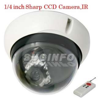  new 1 4 inch sharp chip ccd dome security cctv wired ir video camera 