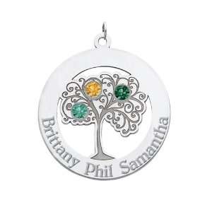  SS Crystal Family Pendant Jewelry