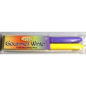   FOOD DECORATING PENS Yellow and Purple Gourmet Pens