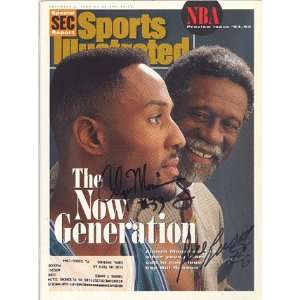 Alonzo Mourning and Bill Russell Autographed / Signed Sports 