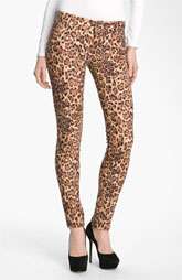 NEW Alice + Olivia Jaguar Print Skinny Jeans $240.00