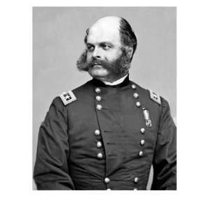 General Ambrose Burnside of Indiana, Civil War Premium Poster Print 