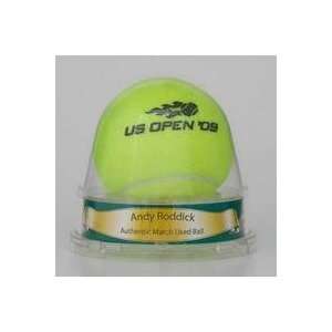 Andy Roddick 2009 US Open Match Used Ball   Match Used Tennis Balls