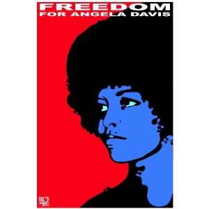 11x 14 Poster. Freedom for Angela Davis Political Poster. Decor with 