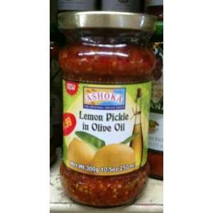  Ashoka   Lemon Pickle in Olive Oil   12 oz Everything 