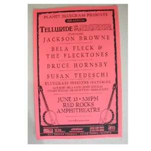  Jackson Browne Handbill Bela Fleck and the Flecktones 
