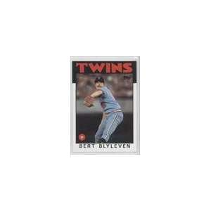  1986 Topps #445   Bert Blyleven Sports Collectibles