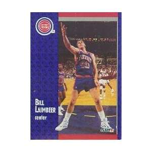  1991 92 Fleer #62 Bill Laimbeer