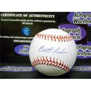 Brett Anderson Autographed/Hand Signed MLB Baseball