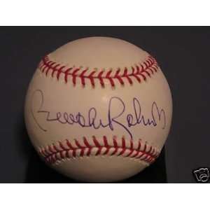 Brooks Robinson Autographed Ball   Omlb   Autographed Baseballs