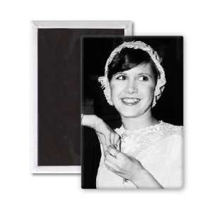 Carrie Fisher   3x2 inch Fridge Magnet   large magnetic button 
