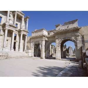  Reconstructed Library of Celsus, Archaeological Site 