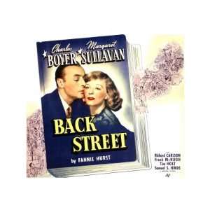 Back Street, Charles Boyer, Margaret Sullavan on Jumbo Window Card 