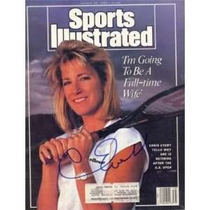 Chris Evert autographed Sports Illustrated Magazine (Tennis)