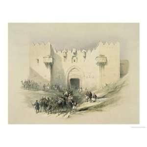  Damascus Gate, Jerusalem Giclee Poster Print by David 
