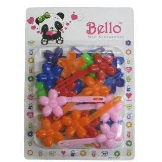 Baby Hard Plastic Flower Hair Clips by Bello