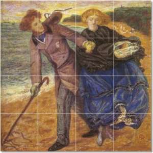 Dante Gabriel Rossetti Mythology Tile Mural Home Remodeling Design 