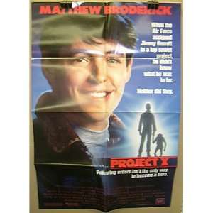  Movie Poster Project X Matthew Broderick F52 Everything 