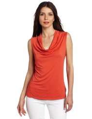 Red Dot Womens Draped Front Tank Top