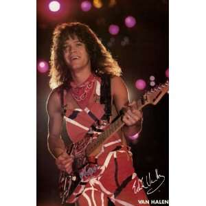  Van Halen   Eddie   Signature   Original 1983 23x35 Poster 