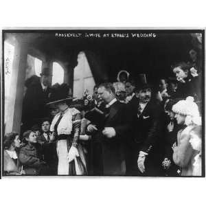  Theodore Roosevelt,Edith Kermit Carow,Ethel,wed,1913