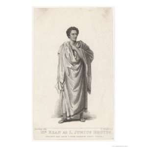  Edmund Kean Actor as Brutus in Julius Caesar Giclee Poster 